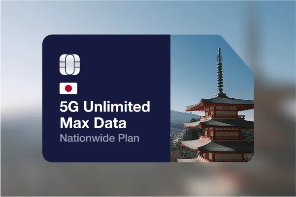 eSIM Japan 5G Unlimited Max Data