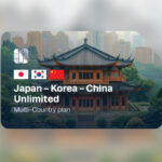 eSIM Japan-Korea-China Unlimited