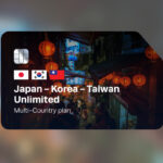eSIM Japan-Korea-Taiwan Unlimited