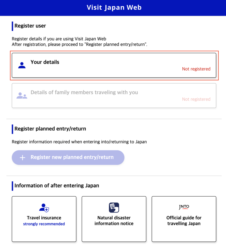 How to Complete Your Visit Japan Web Registration? - ESIMJAPAN.com