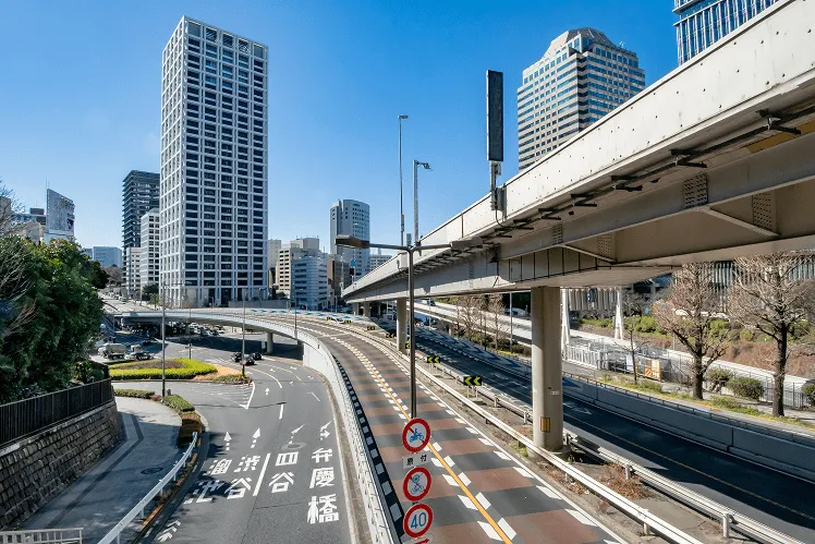 Japan's traffic signboards and road markers are designed to efficiently guide drivers