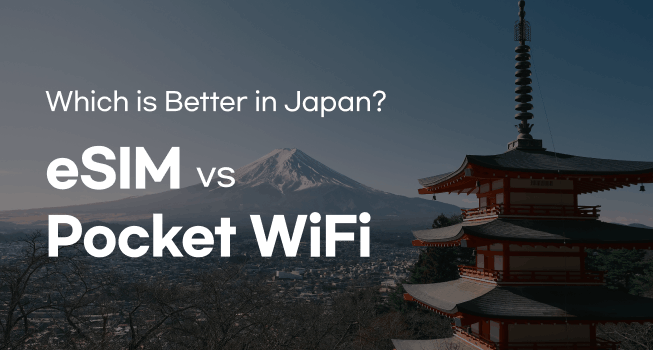 esim vs pocket wifi japan